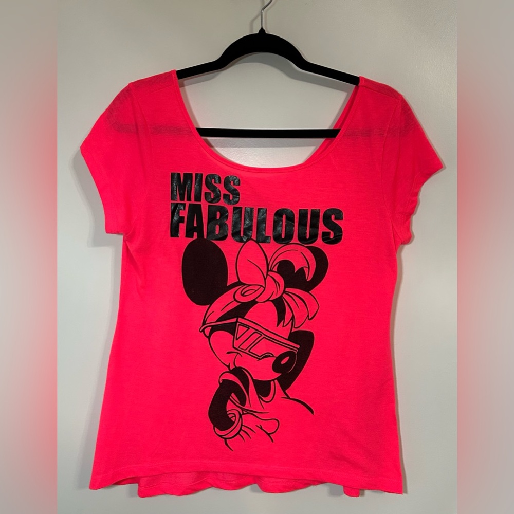 Disney / Women's Bright Pink Miss Fabulous Tee